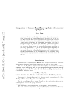 Comparison of Kummer Logarithmic Topologies with Classical Topologies II