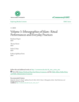 Ethnographies of Islam : Ritual Performances and Everyday Practices Baudouin Dupret Editor