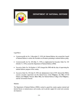 Department of National Defense