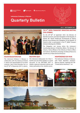 Quarterly Bulletin