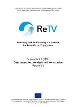 Data Ingestion, Analysis and Annotation Version 2.0