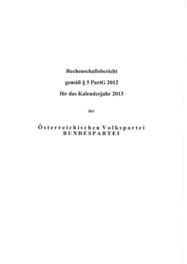 Rechenschaftsbericht Nach §5 Partg 2013 (Pdf)