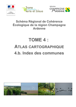 Des Communes SRCE Champagne Ardenne – Atlas Cartographique