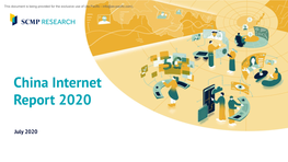 China Internet Report 2020
