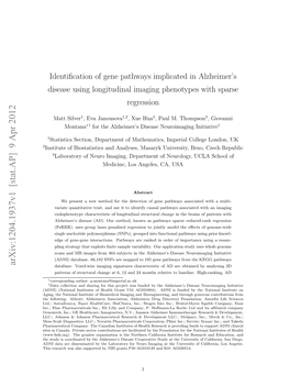 Identification of Gene Pathways Implicated in Alzheimer's Disease