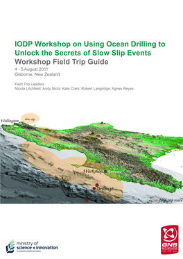 Overview of Hikurangi Margin Slow Slip Event, Gisborne (2-Days Field Trip)