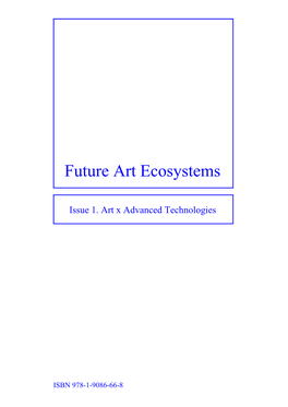 Future Art Ecosystems