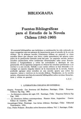 BIBLIOGRAFIA Fuentes B Ibliogra