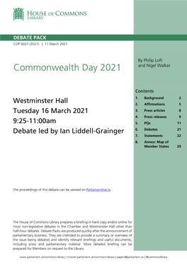 Commonwealth Day 2021
