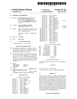 (12) United States Patent (10) Patent No.: US 8.497,297 B2 Condon Et Al