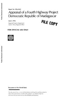 World Bank Document