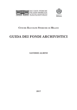 Guida Dei Fondi Archivistici