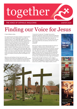 Finding Our Voice for Jesus