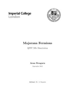 Majorana Fermions