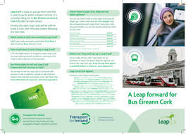 A Leap Forward for Bus Éireann Cork