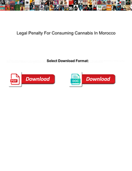 Legal Penalty for Consuming Cannabis in Morocco