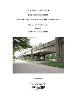 New Franklin Viaduct Bridge Number K744 Historic And