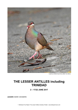 THE LESSER ANTILLES Including TRINIDAD
