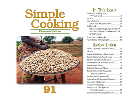 In This Issue Recipe Index