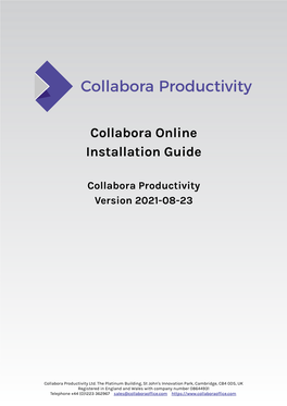 Collabora Online Installation Guide