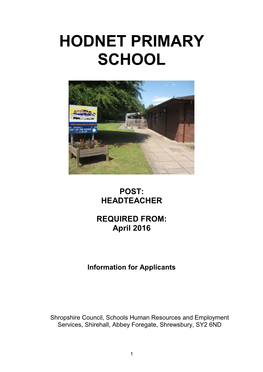 Hodnet Primary School