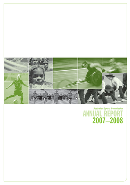 Australian Sports Commission Annual Report 2007-2008