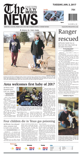 Ranger Rescued ❏ Portales Family Has No Idea How Their Dog Ended up 100 Miles from Home