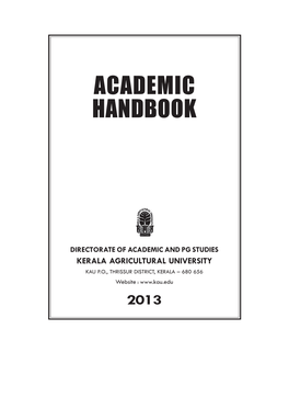 Academic Handbook