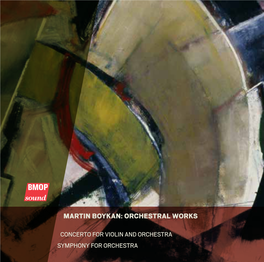 Martin Boykan: Orchestral Works