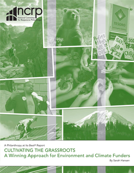 Cultivating the Grassroots: a Winning Approach for Environment and Climate Funders