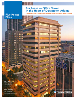 Five Points Plaza for Lease — Office Tower in the Heart of Downtown