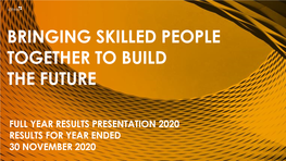Bringing Skilled People Together to Build the Future