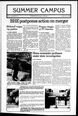 BHE Postpones Action on Merger