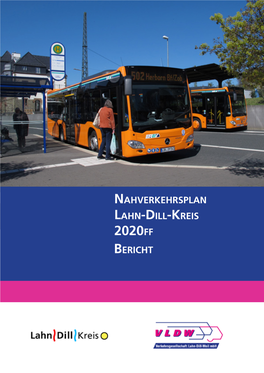 Nahverkehrsplan Für Den Lahn-Dill-Kreis 2020 Ff