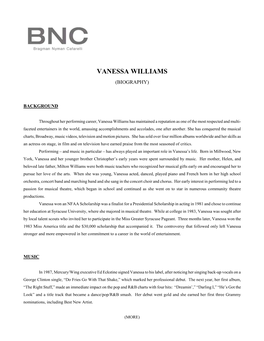 Vanessa Williams (Biography)
