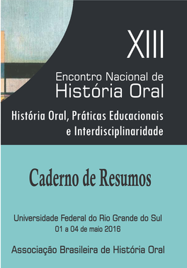 Caderno De Resumos Com Errata