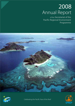 Annual Report of the Secretariat of the Pacific Regional Environment Programme