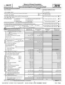 990-PF Internal Revenue Service | Go to for Instructions and the Latest Information