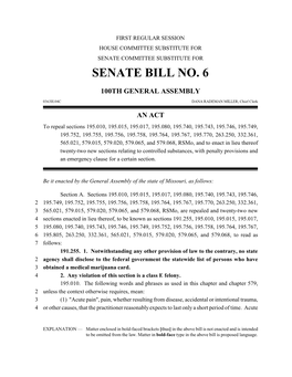 Senate Bill No. 6