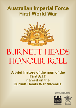 Burnett Heads Honour Roll