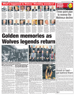Golden Memories As Wolves Legends Return