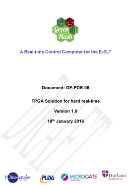 Gf-Pdr-06 FPGA Solution for Hard Real-Time