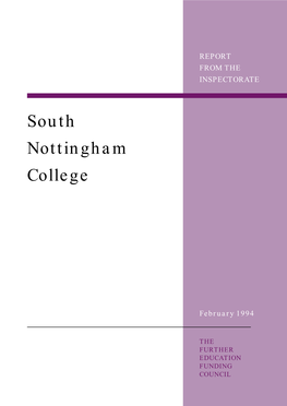 South Nottingham College