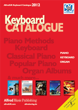 Keyboard/Piano Title Order No