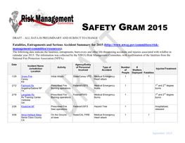 RMC Safety Gram
