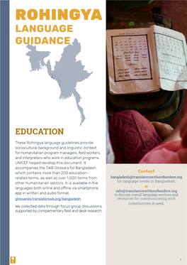 Rohingya Language Guidance