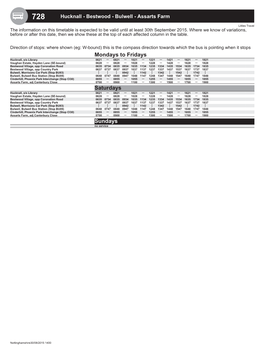 To Download the PDF Timetable