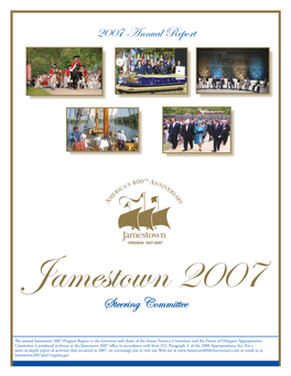 Steering Committee 2007 Annual Report