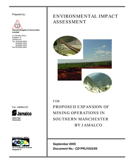 Final Report South Manchester EIA Jamalco