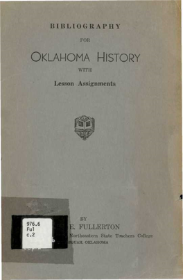 Oklahoma History With